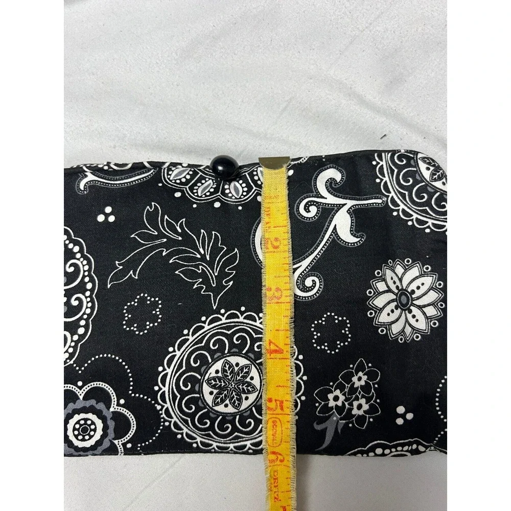 Thirty-One Jewelry Roll with Pouches 201A‎ Onyx Medallion Travel Organizer
